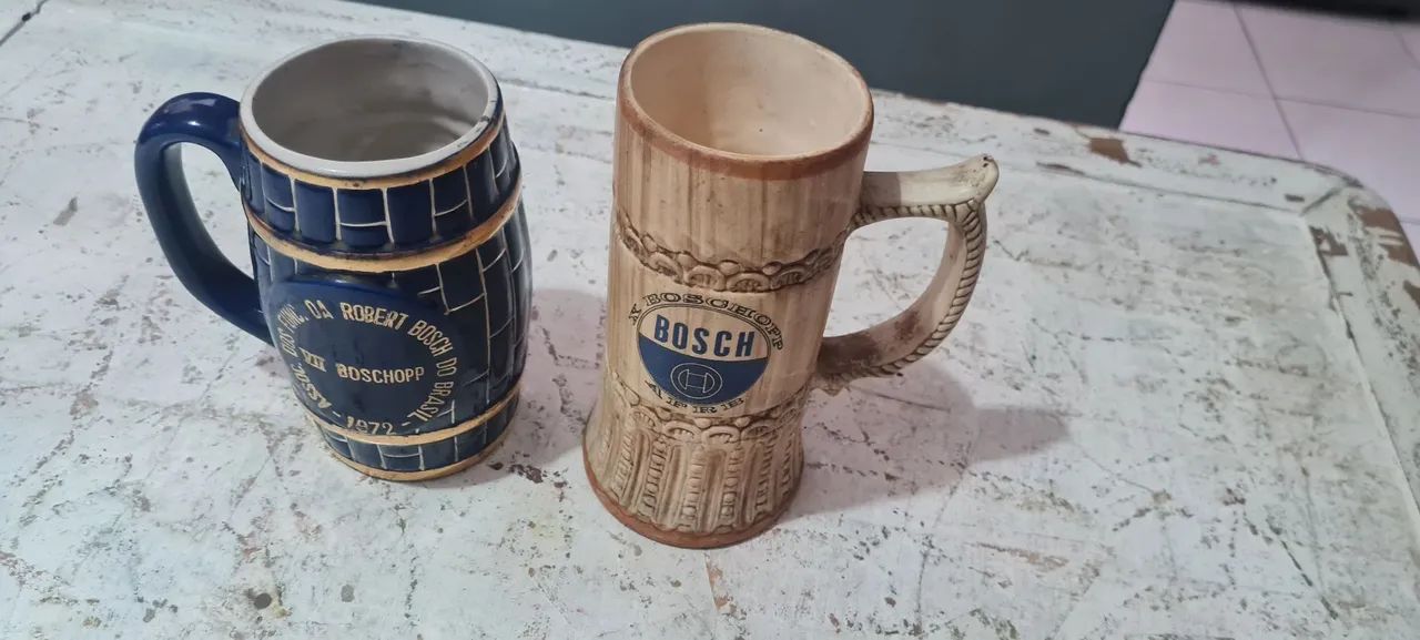 Caneca antiga da Bosch