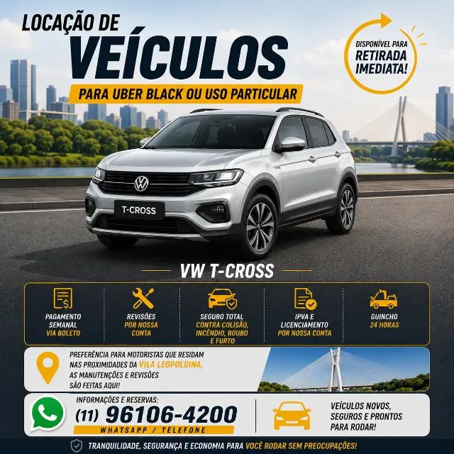 Locação de veículos para Uber black/99/Indrive - Foto 3