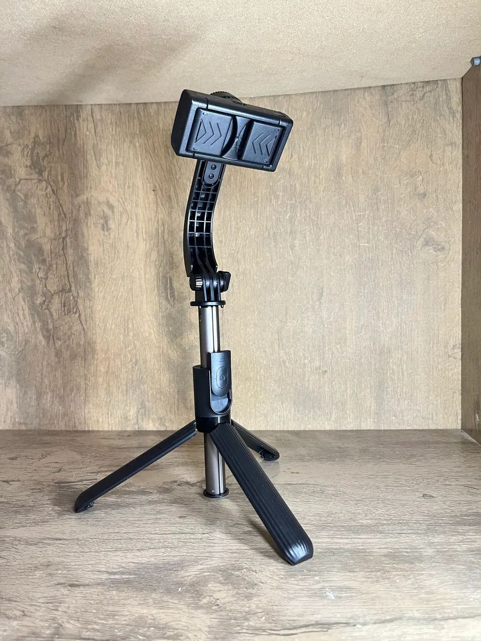 Gimbal Estabilizador Imagem Celular Pau De Selfie Bluetooth - Foto 3
