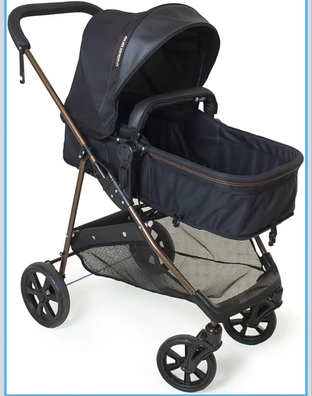 Carrinho de Bebê + bebê conforto Moisés  - Foto 2