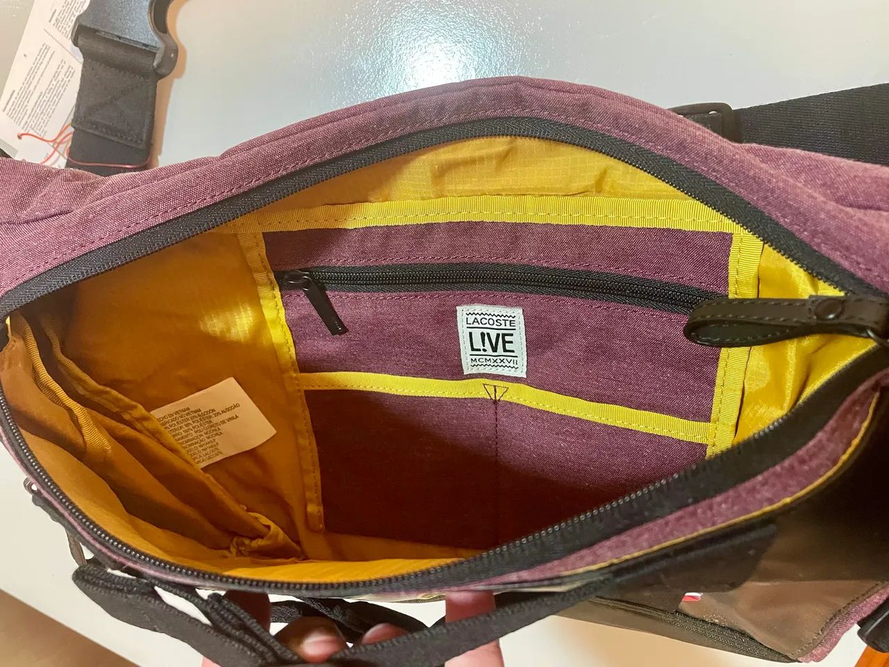 Bolsa Lacoste alça transversal - Original, com etiquetas - Novo - Foto 3