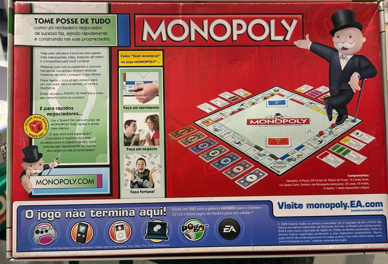 Jogo Monopoly (Hasbro) - Foto 2