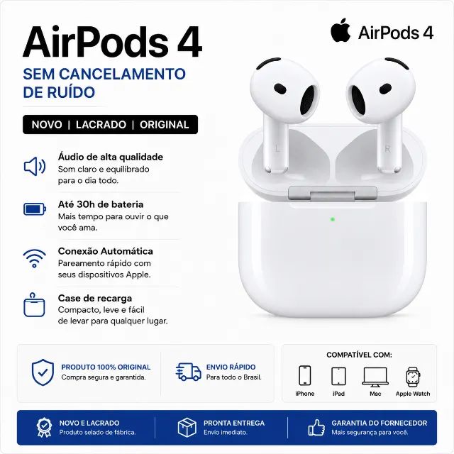 AirPods 4 sem ANC