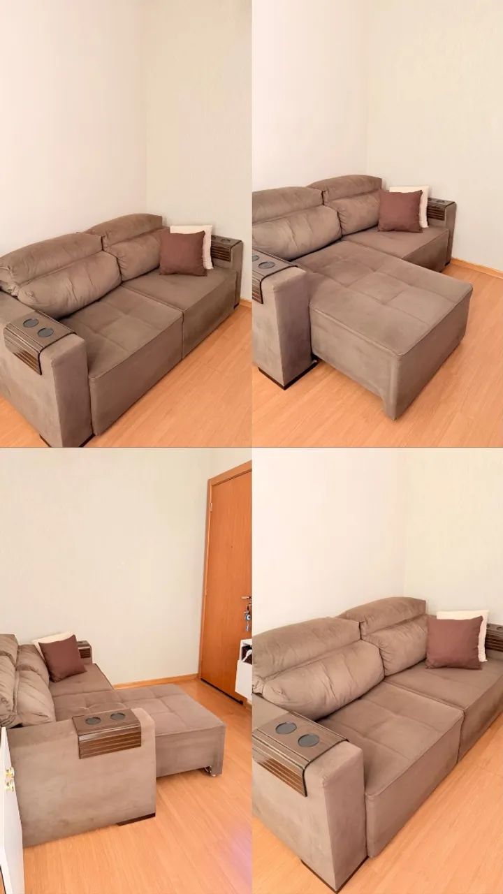 Sofá retrátil 1.80