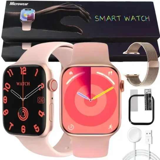 Relógio Inteligente Smartwatch W29S Série 9 Tela 2.0 Bluetooth GPS NFC modelo 2026