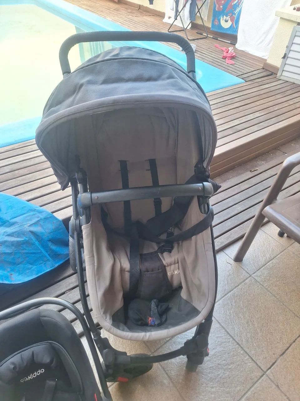 Kit carrinho e bebê conforto Kiddo - Foto 2