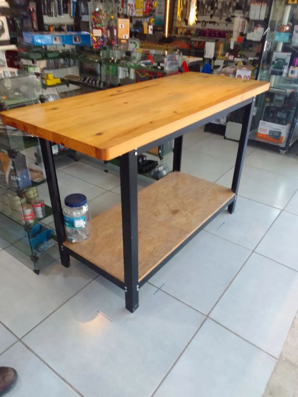 Mesa trabalho 150x60x92  - Foto 2