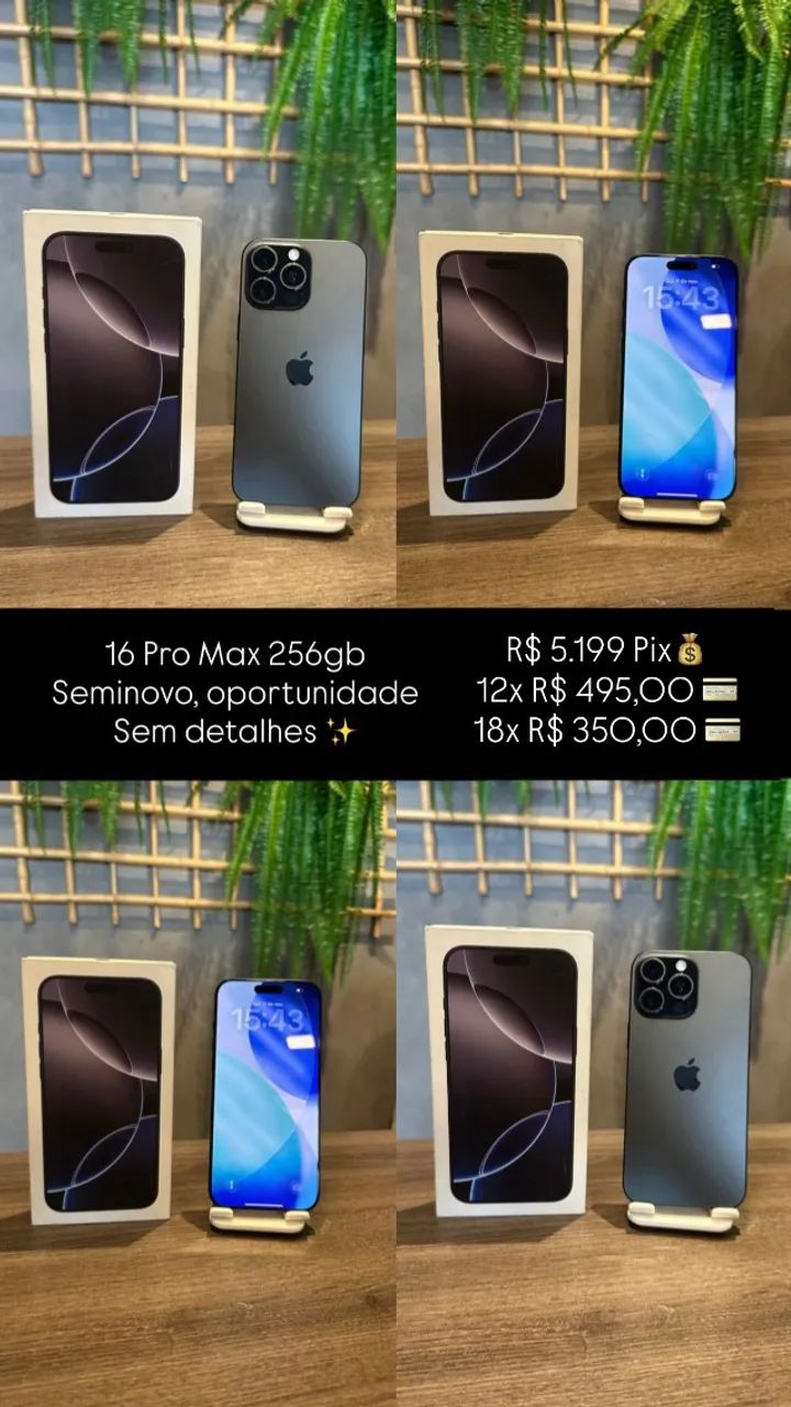 16 Pro Max 256gb - Seminovo, Garantia 6 meses - Foto 3