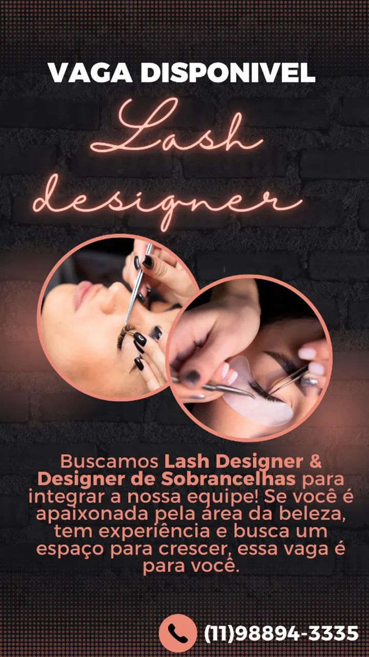 Vaga Lash design sobrancelhas