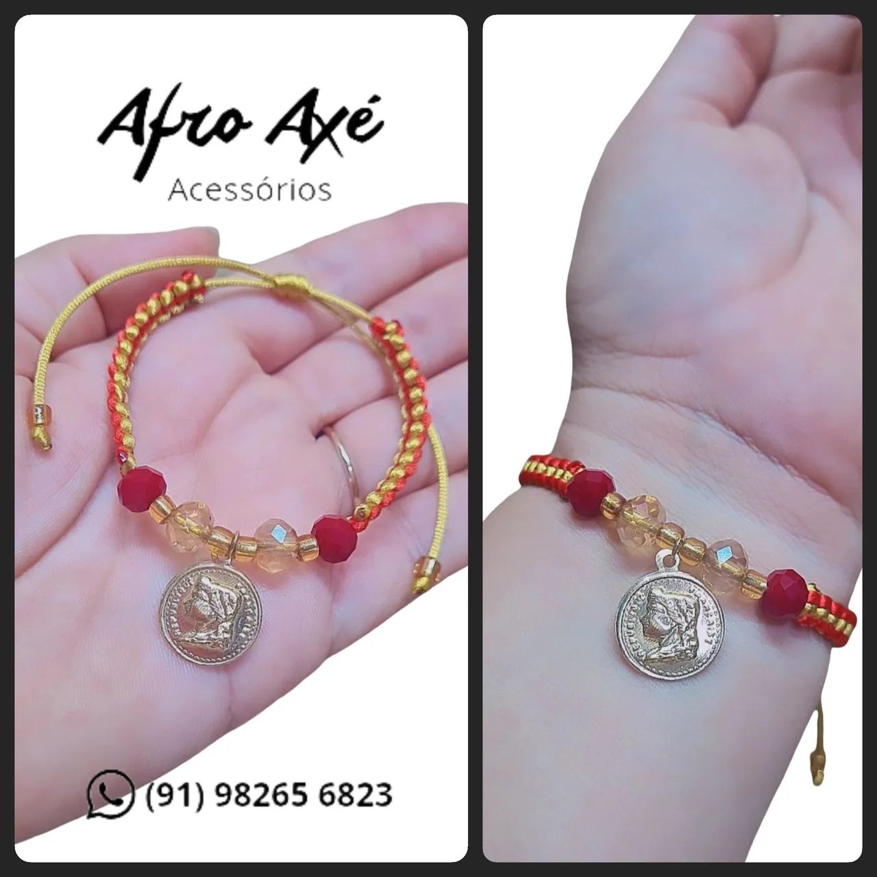Pulseira Artesanal em Macramê  - Foto 3