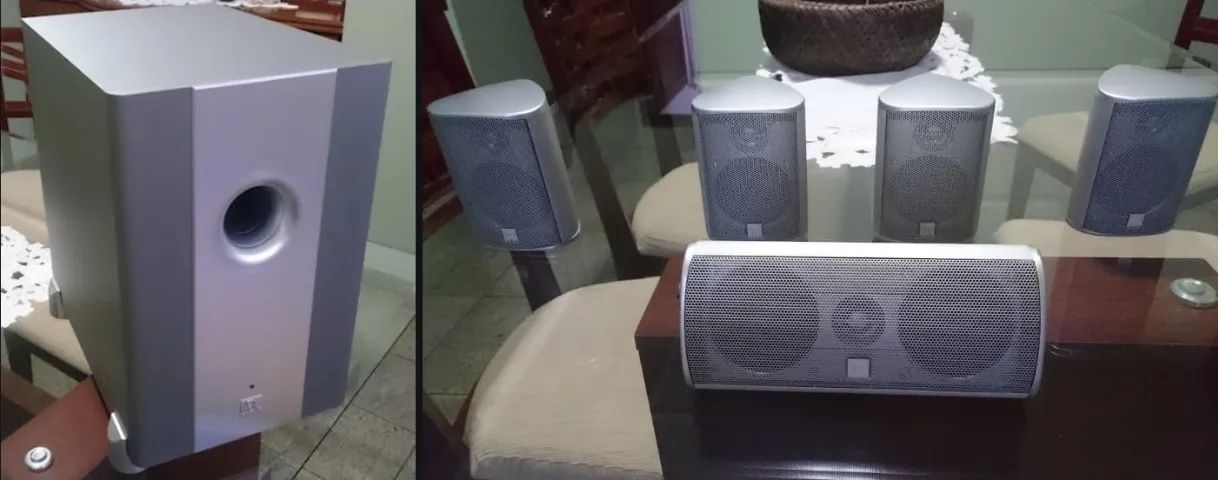 Conjunto completo  para Home  Theater Acoustic Research AR5 Excelentes