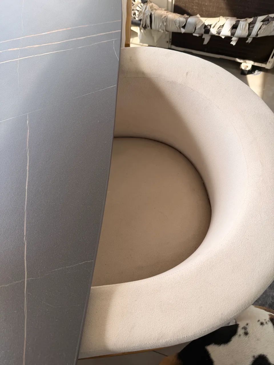 MESA DE JANTAR OVAL + 4 POLTRONAS - LINHA PREMIUM - Foto 2