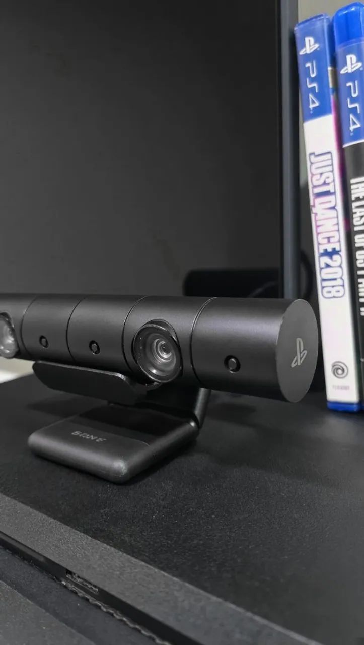 PS4 Slim com controle, câmera e 2 jogos - Foto 4