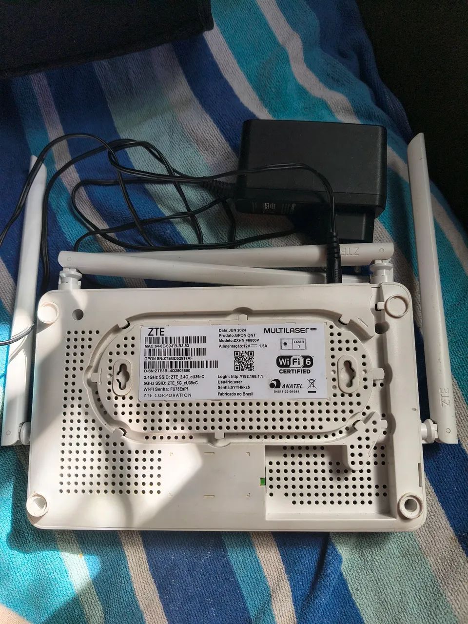 Roteador ONT zte