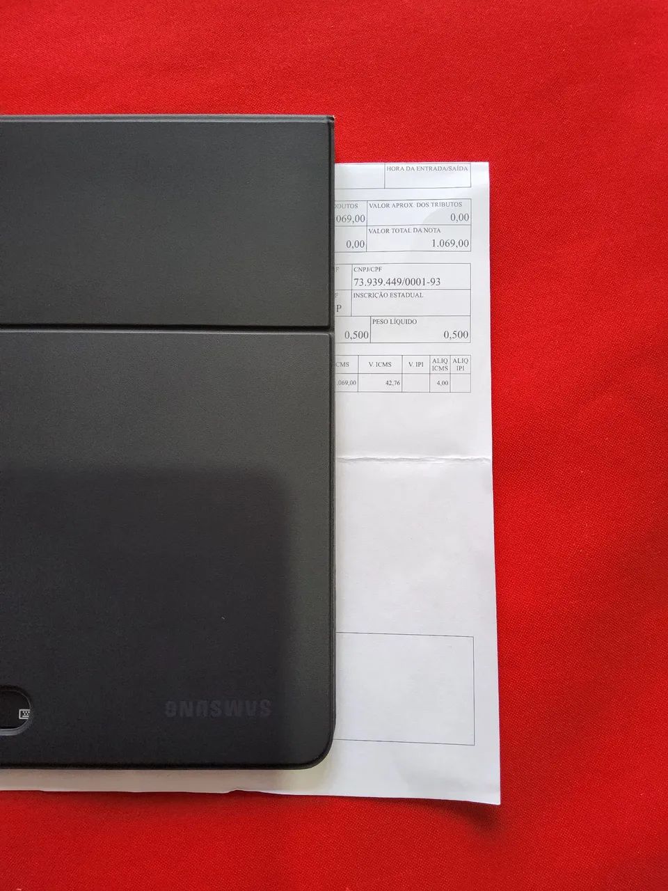 Capa teclado Samsung Galaxy tab S8 Plus s7 Plus  - Foto 4