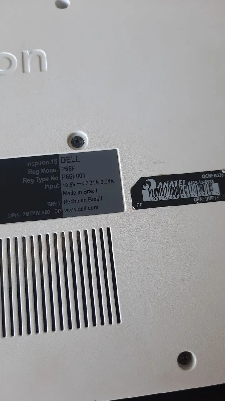 Vendo notebook Dell bem conservado, tela 15.6 polegadas  - Foto 2
