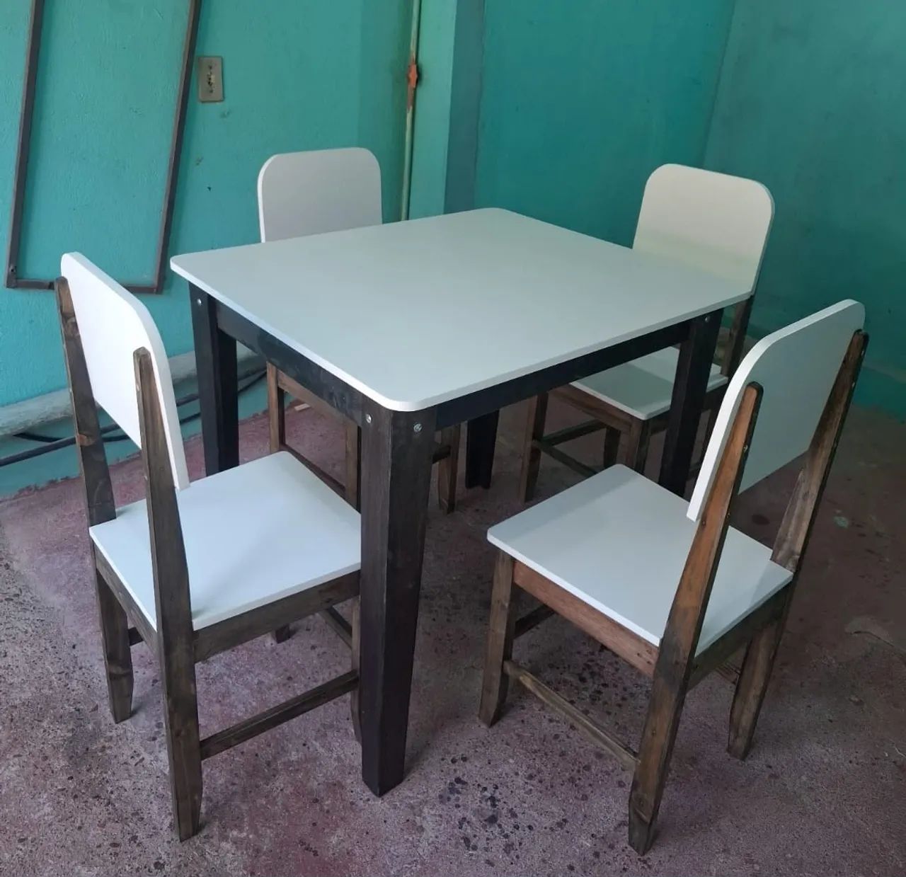 Mesa de jantar 4 cadeiras  - Foto 4