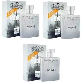 Kit com 3 perfumes vodka man