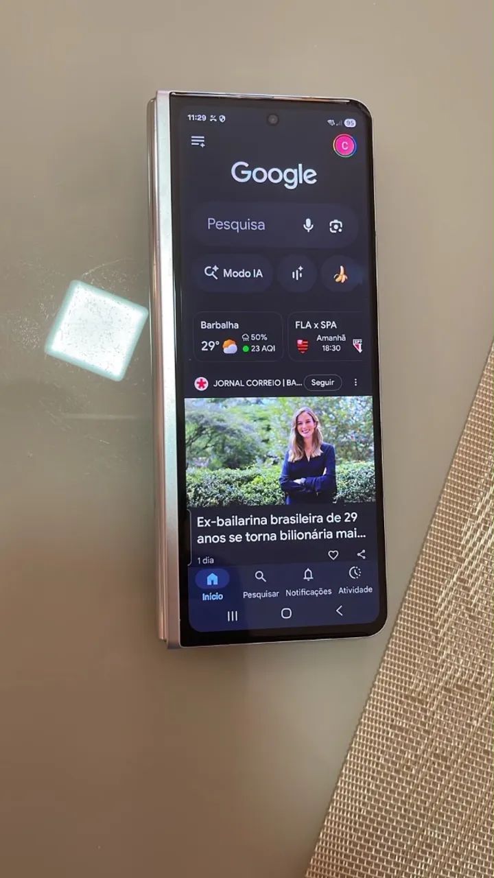 Smartphone Sansung-Galaxy Z Fold -4 256gb/prata - Foto 2