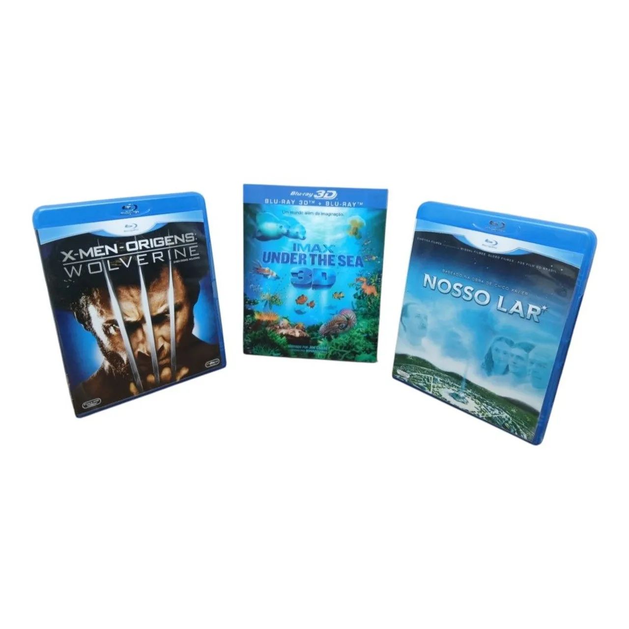 Blue ray imax under the sea/x men/ nosso lar