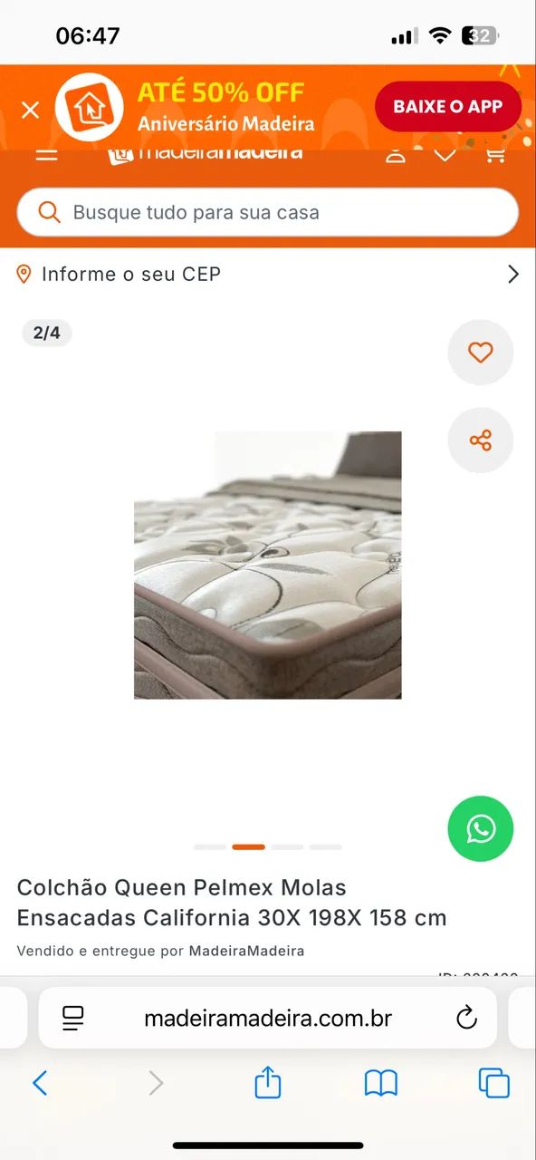 Cama Queen com base Baú - Foto 4