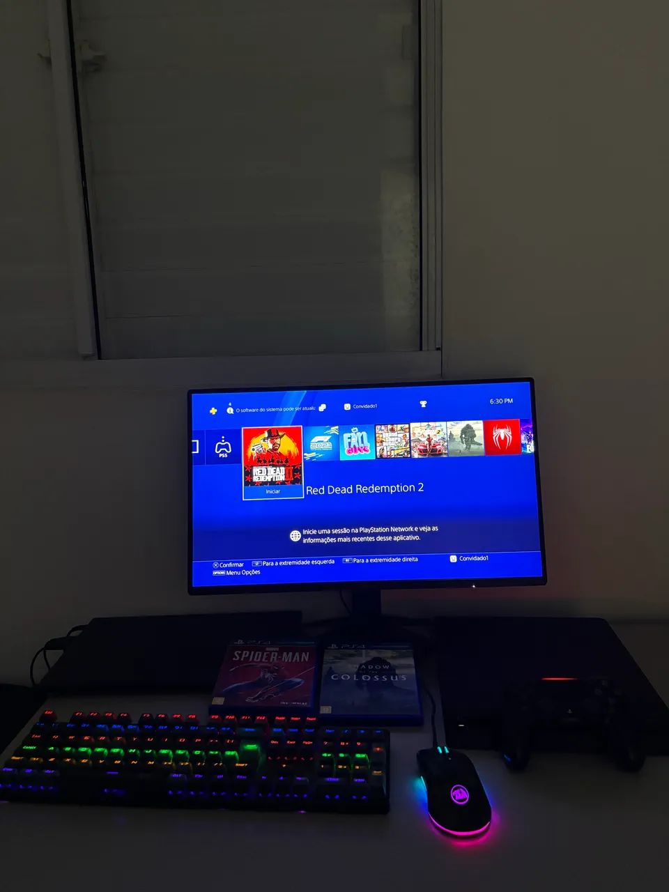 PS4 SLIM 1TB + 2 JOGOS + CAIXA ORIGINAL - Foto 2