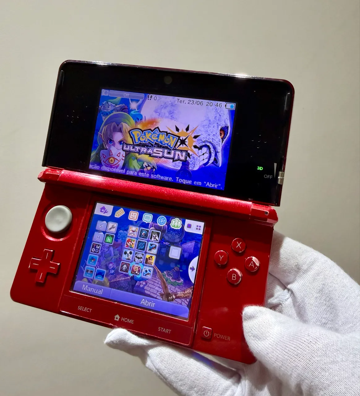 The Legend of Zelda: Adventurer's Pouch Kit Nintendo 3DS - Peças e
