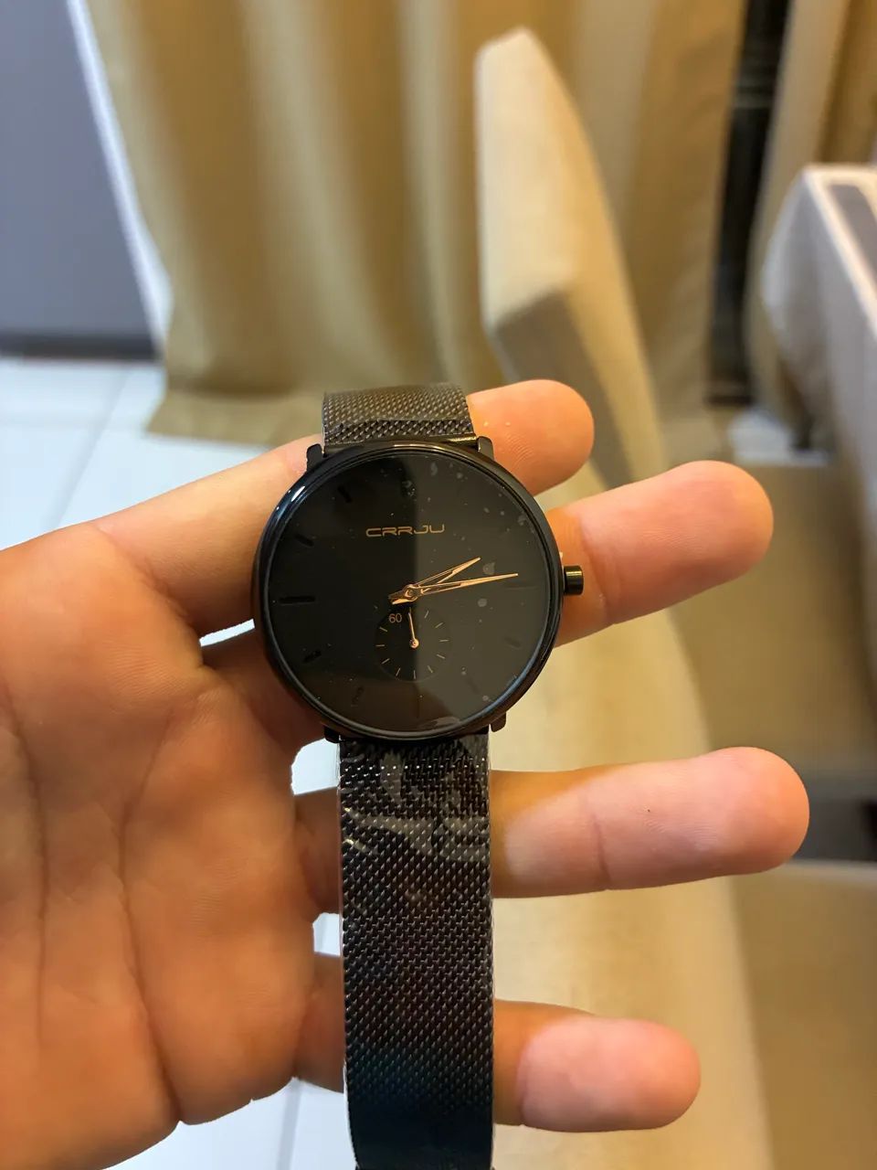 Relógio Crrju Ultra Slim Masculino 