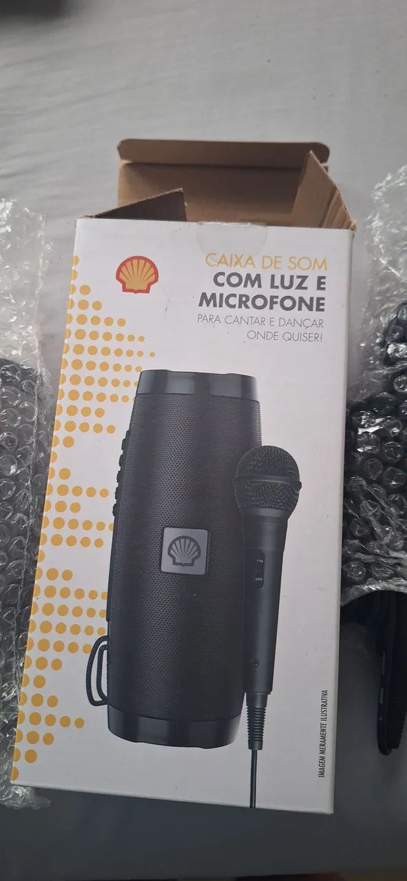 CAIXA DE SOM COM MICROFONE  - Foto 3