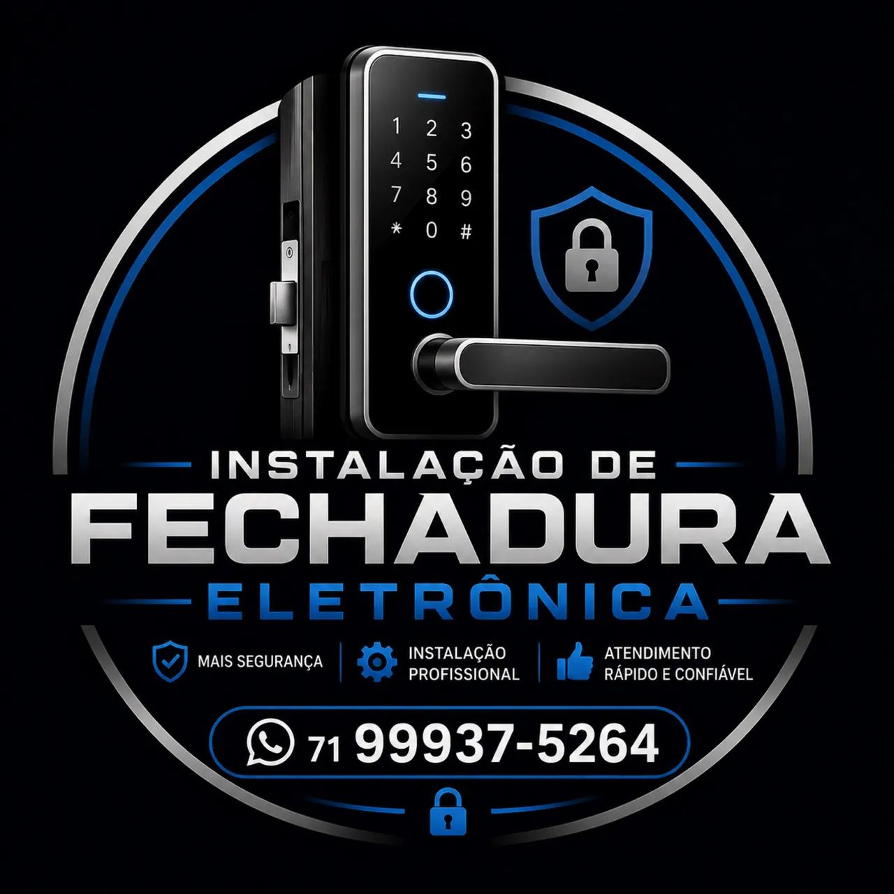 Instalação de fechadura eletrônica 