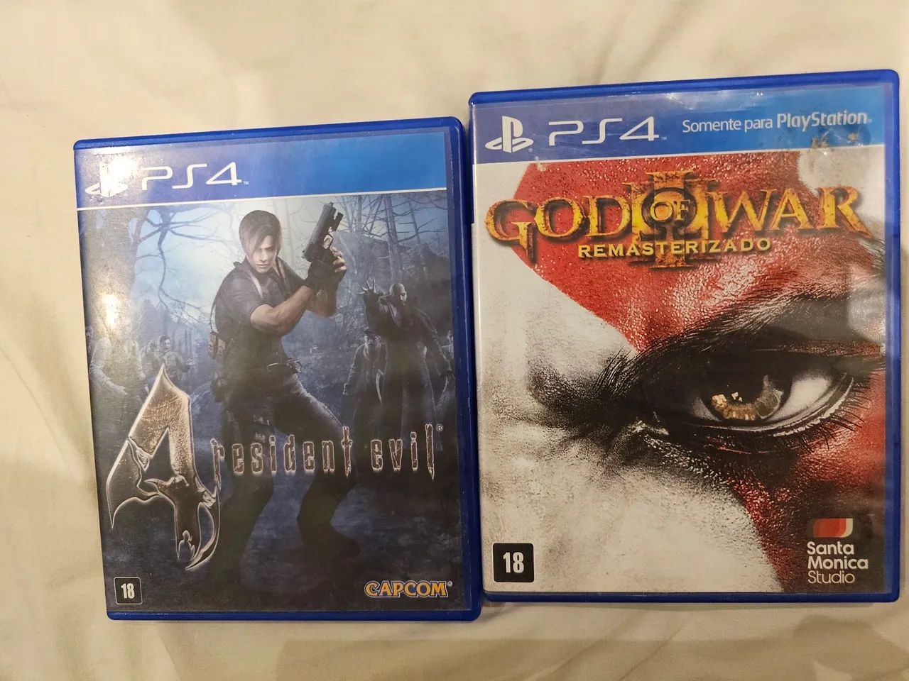 God of War 3 + Resident evil 4