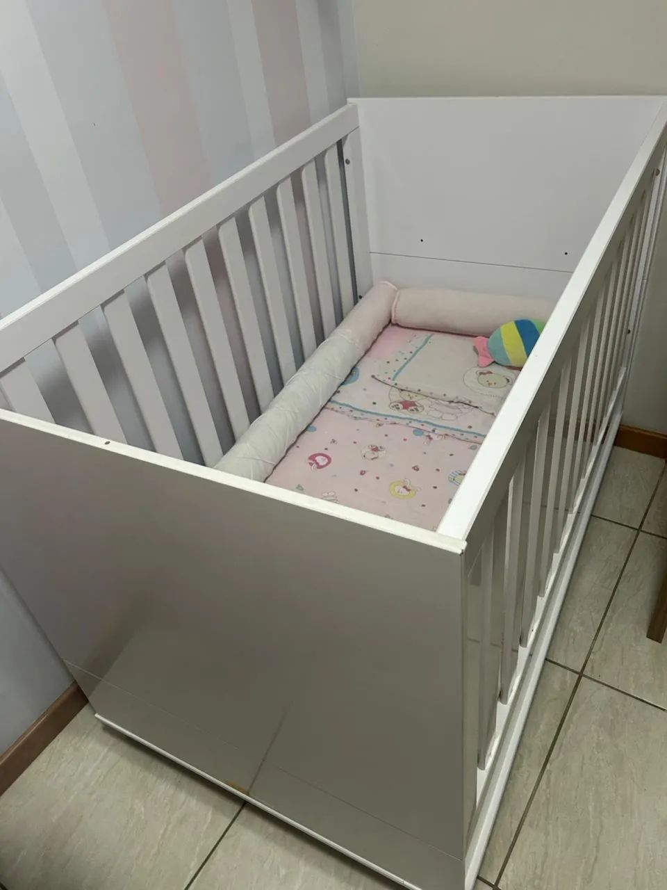 Berço Branco - Matic - Pé de Picolé  - Foto 4