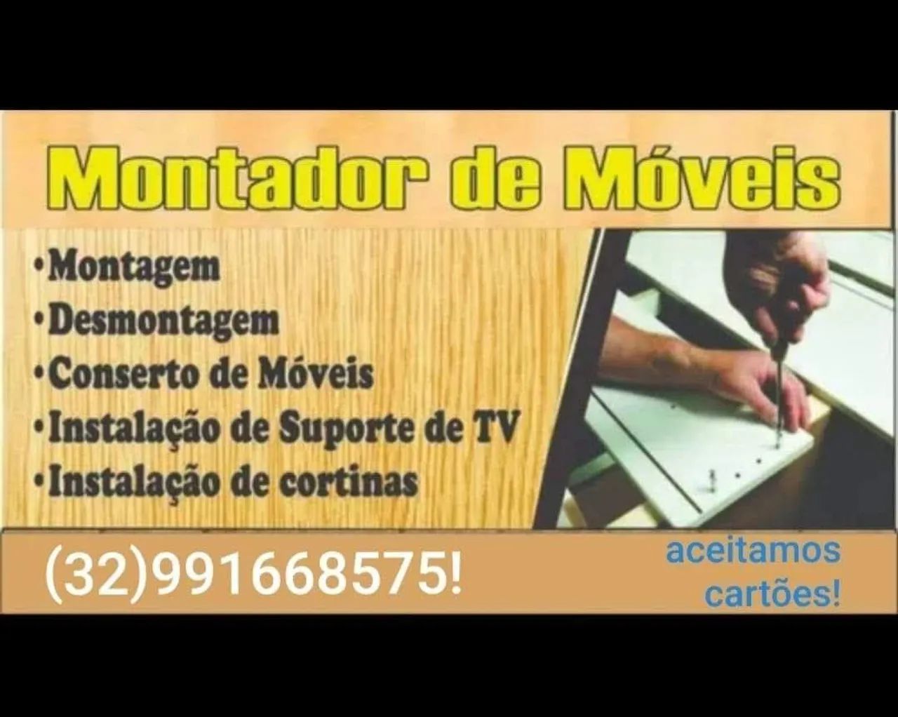 Montador de móveis! Barbacena MG