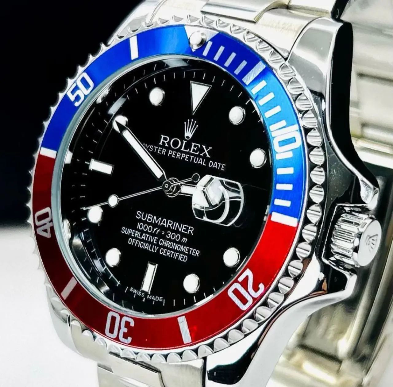 Rolex GMT-Master II Pepsi Azul E Vermelho - Foto 3