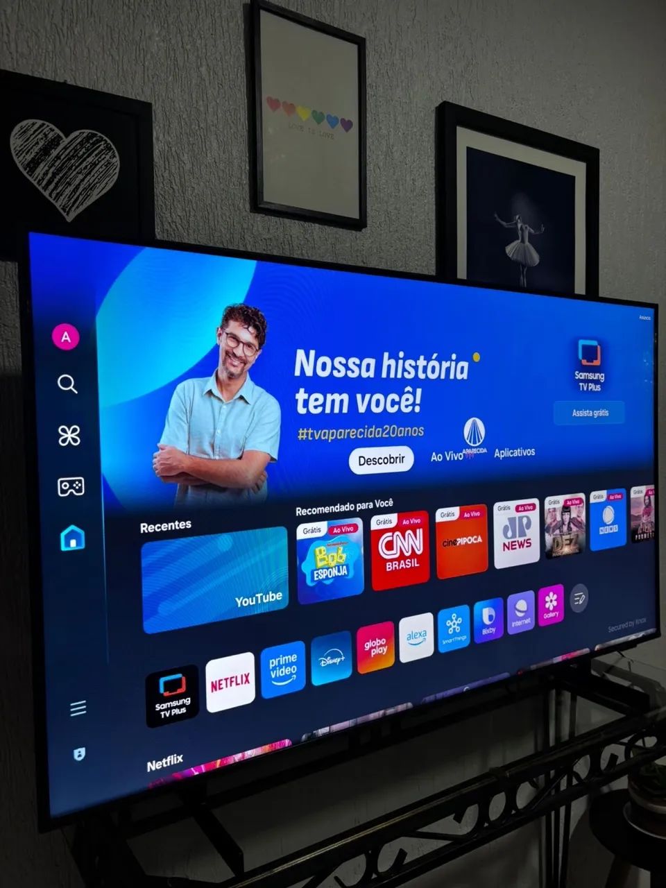 Smart tv Samsung 4k 50 polegadas imagem de cinema e X box integrado. - Foto 5