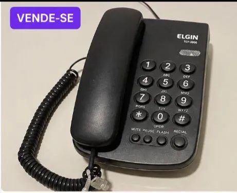 Telefone com Fio Elgin TCF-2000 - Ótimo Estado