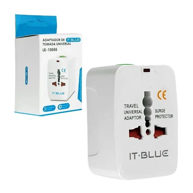 Adaptador De Tomada Universal Le-1055 - It Blue