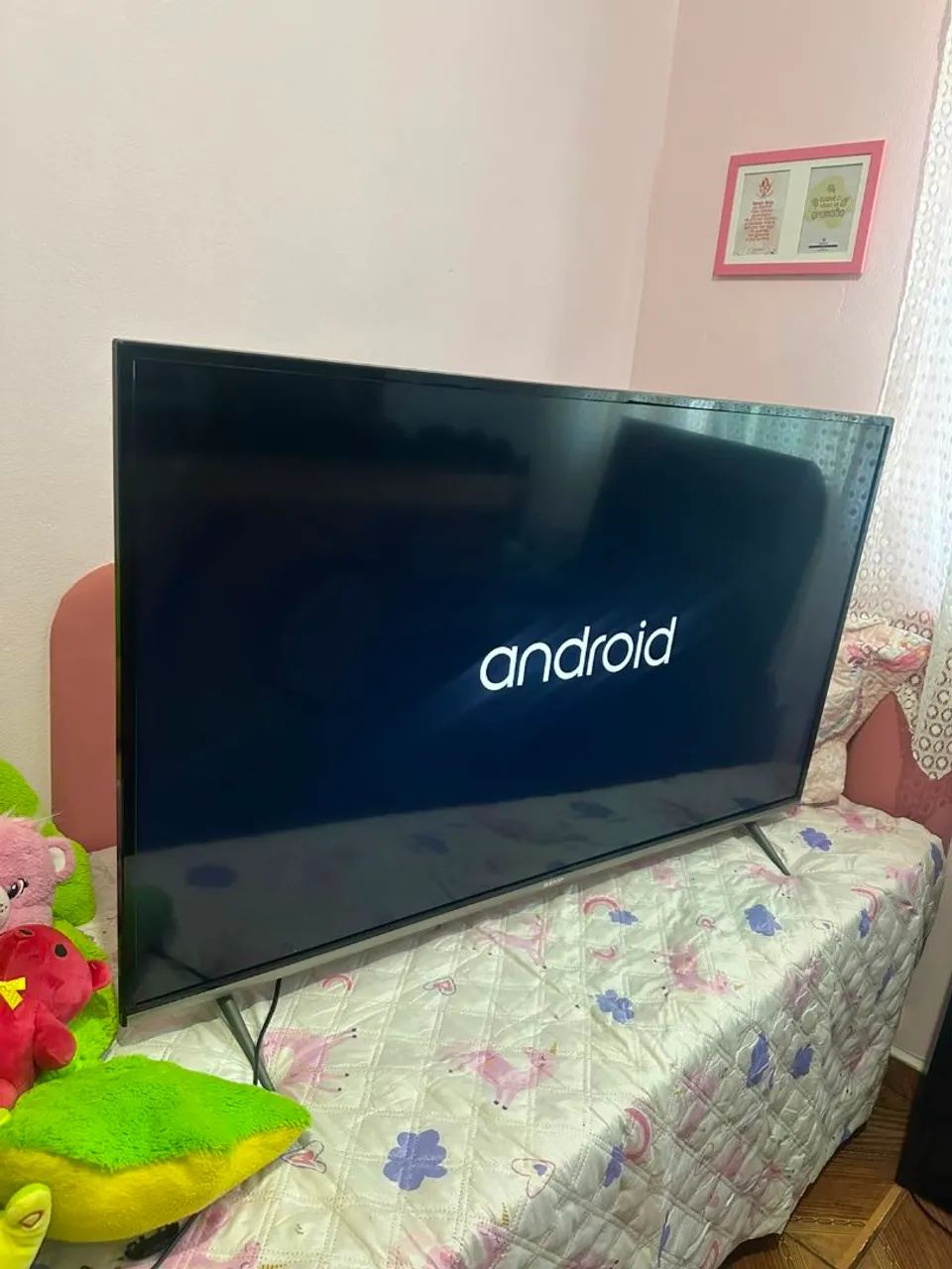 Tv SMART50 4K ANDROID leia 