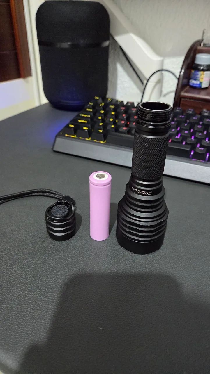 Lanterna luz vermelha Convoy C8 Red - Foto 4