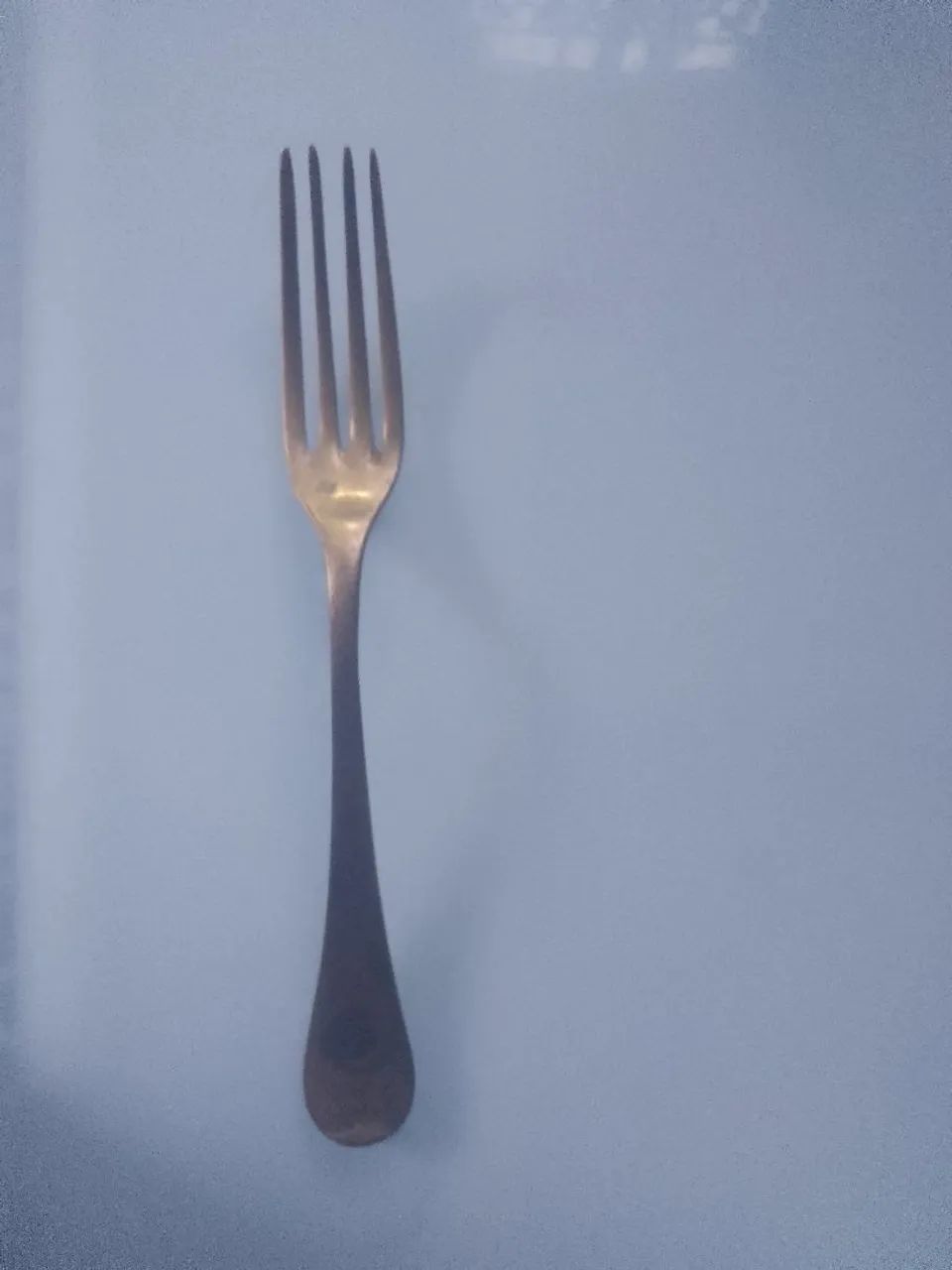 Antiguidade garfo de prata 90