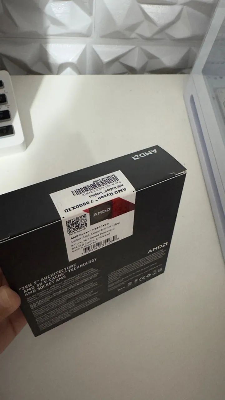 Processador Ryzen 7 9800x3d (Lacrado) NF - Foto 2
