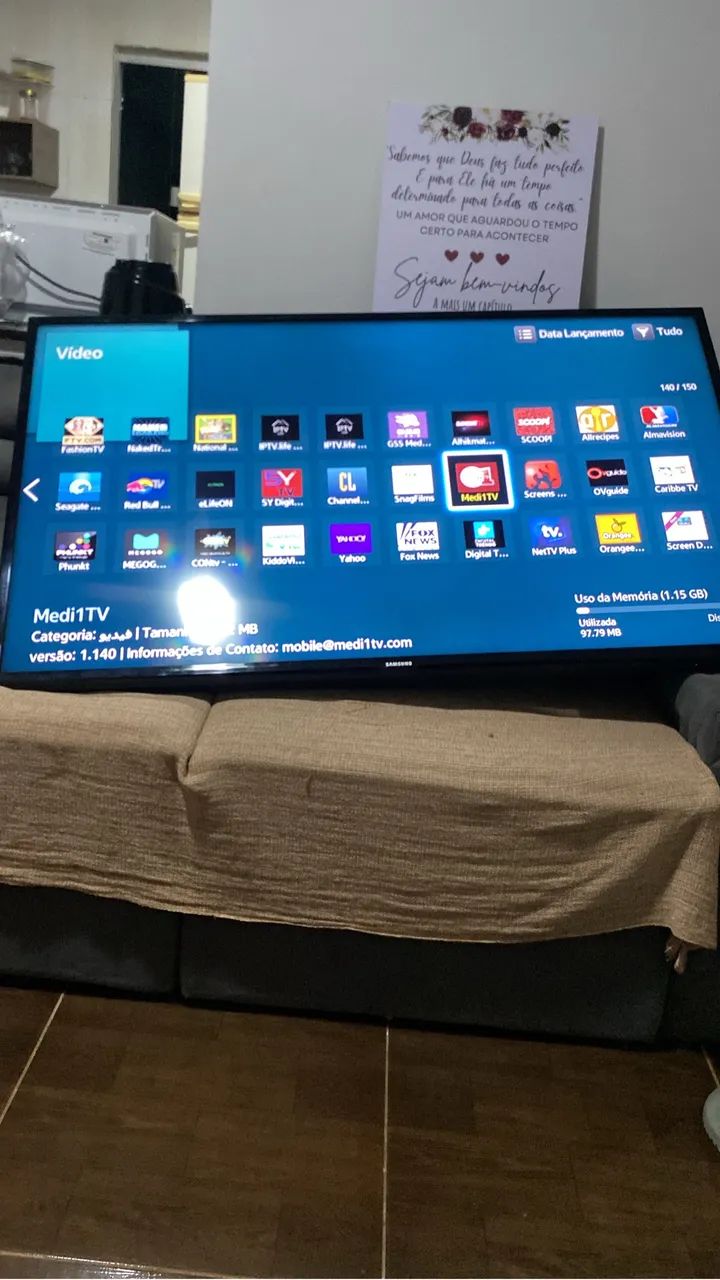 TV SMART SAMSUNG 55polegadas