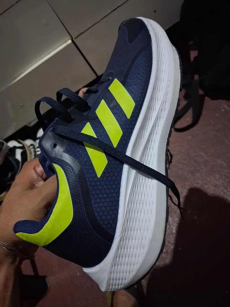 Tênis Corrida Azul/Verde  - Foto 3