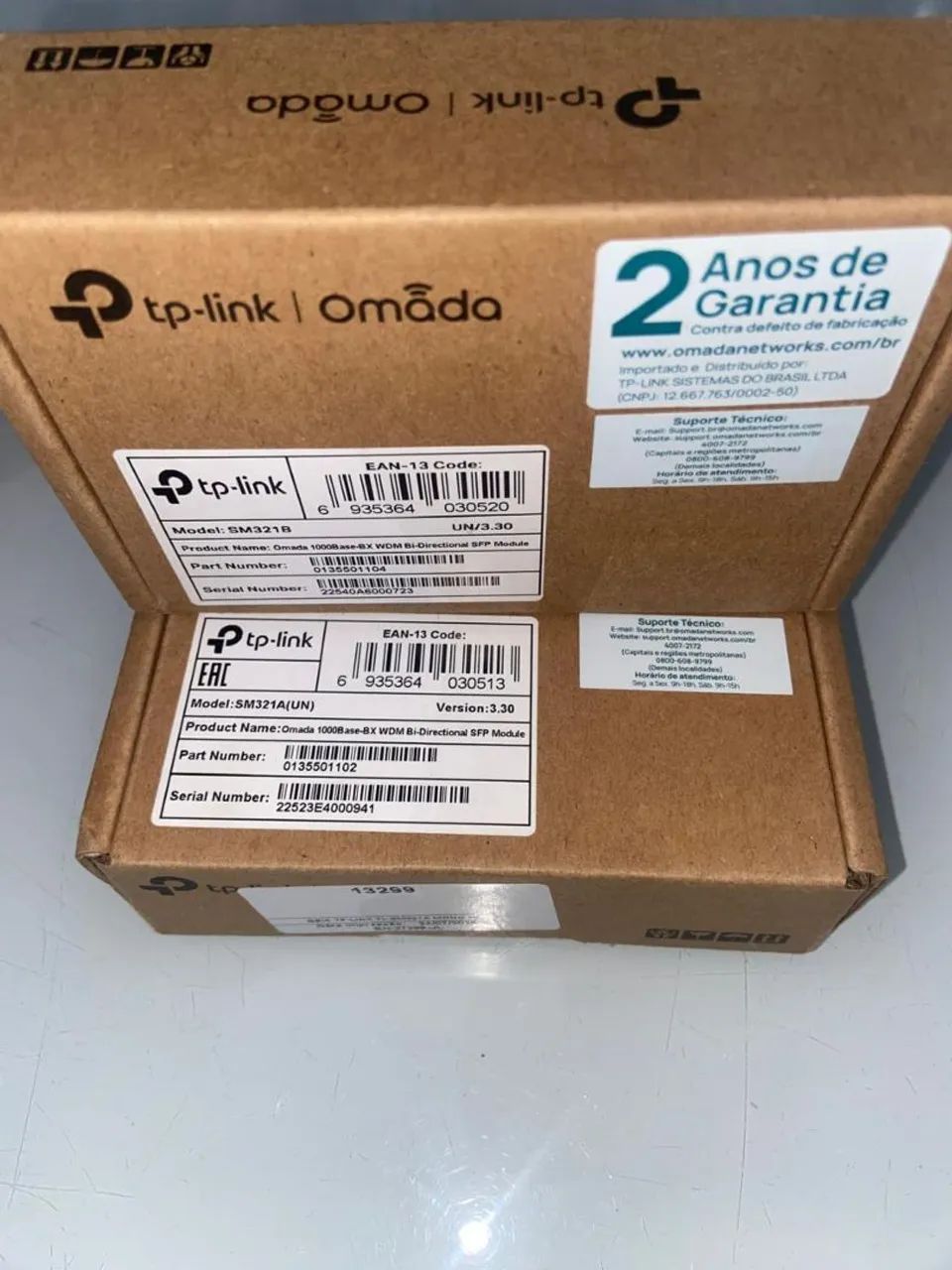 Par de Módulo Gbic Tplink SM321A e SM321B  20 km