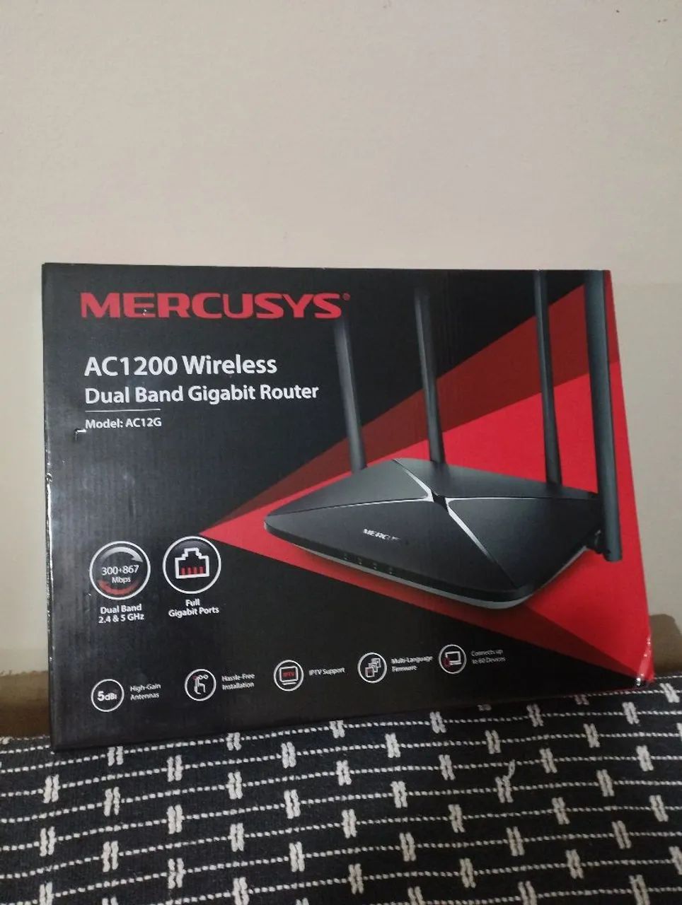 Roteador AC1200 Wireless Dual Band Gigabit - Foto 2