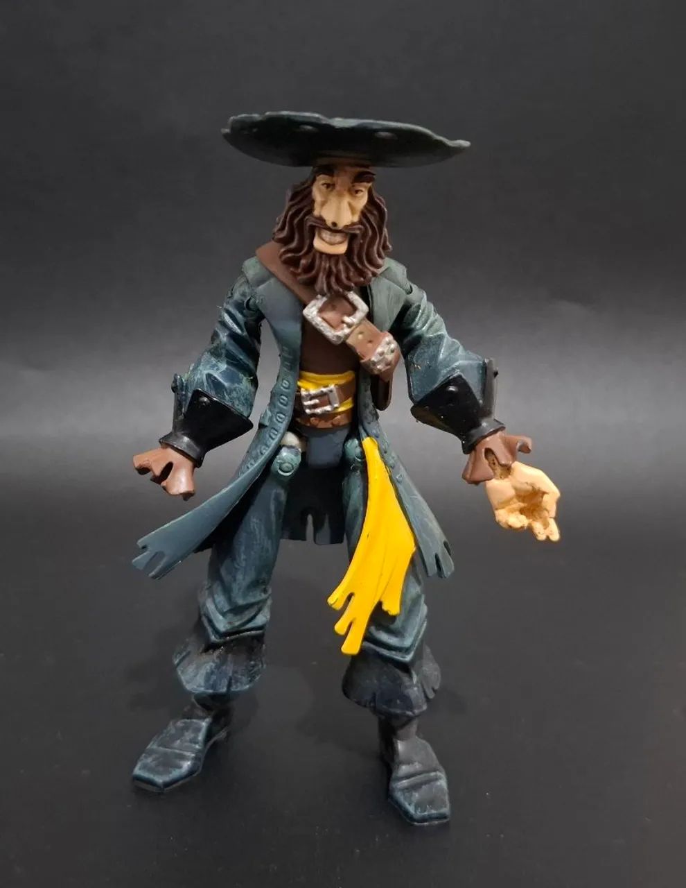 Piratas Do Caribe Barbossa Boneco Original  Disney
