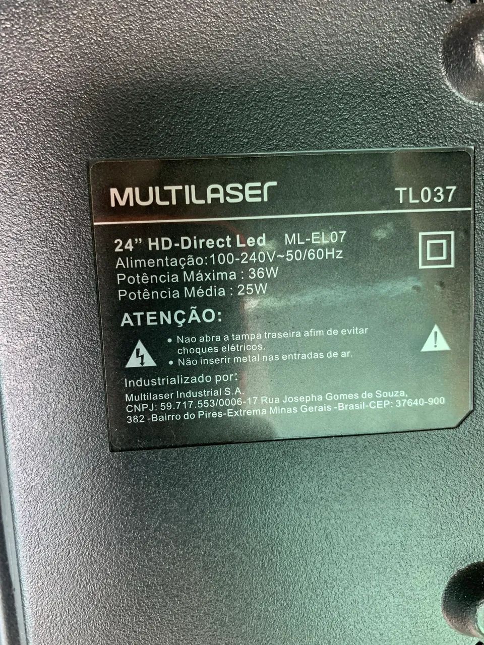 TV Multilaser 24 Polegadas-Hd - Foto 4