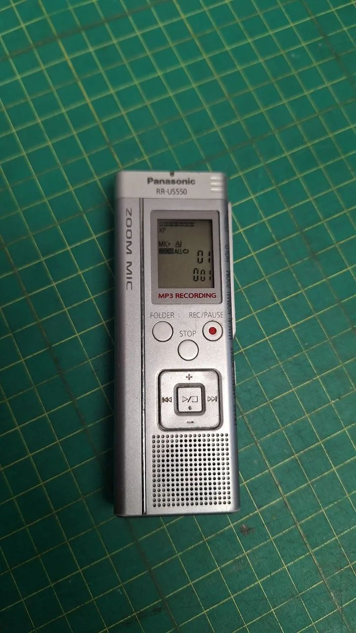 Gravador de mão Panasonic RR-us550 funcionando perfeitamente 