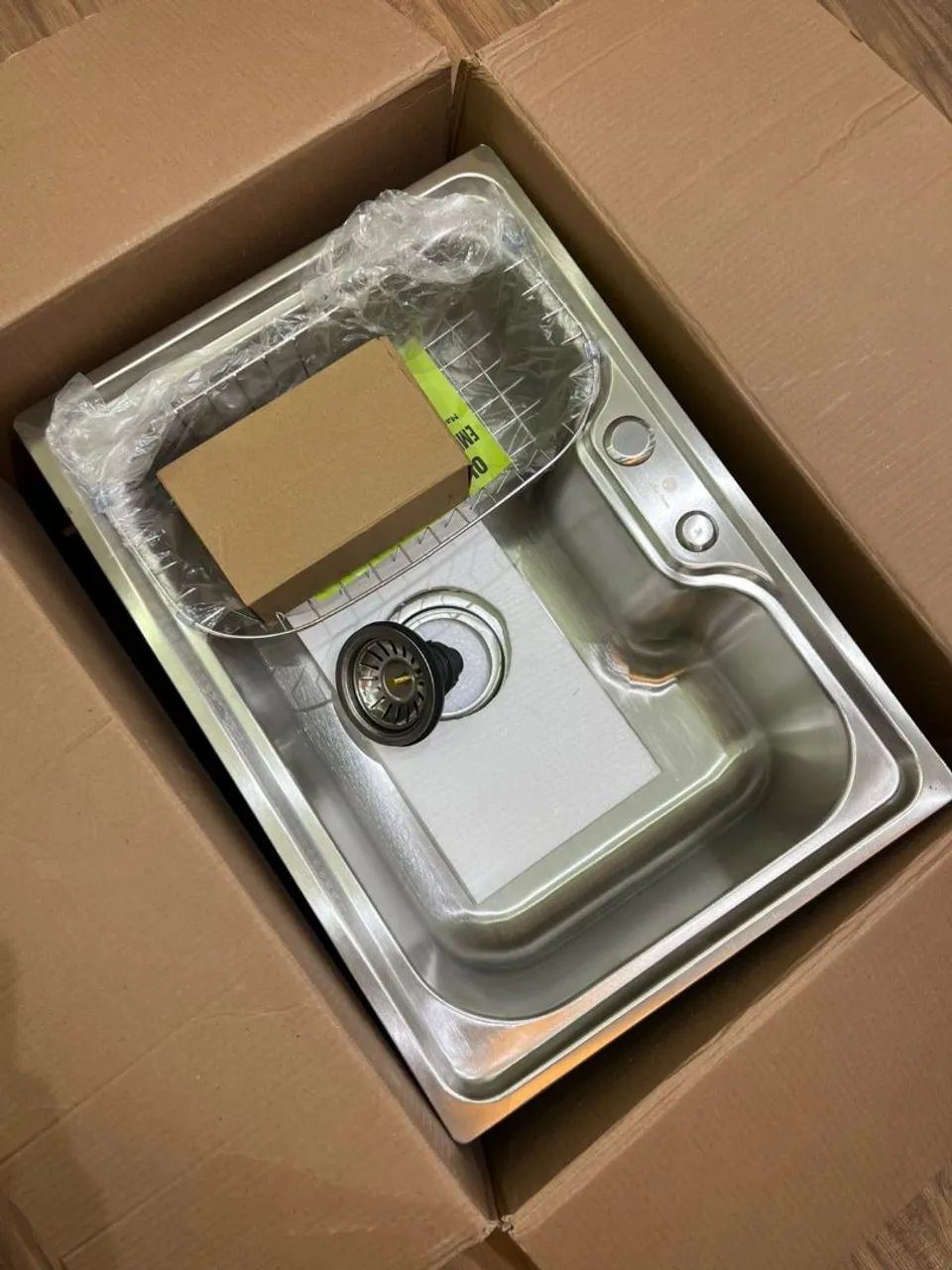 Cuba de pia Inox 60x42 