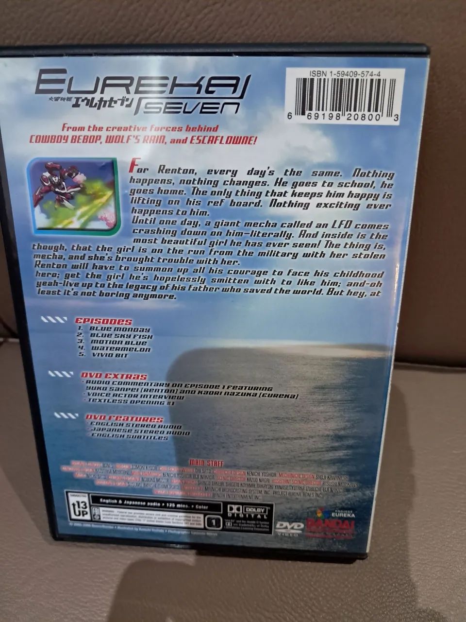 Dvd importado Eureka Seven v. 1 - Foto 3